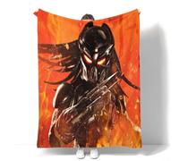 CHENGHUO The Predator - Morbida coperta per tutte le stagioni, per bambini, in pile, idea regalo, per TV, in pile, coperta per divano (C, 200 x 200)