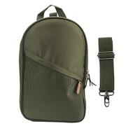Chenglanhsjg Borsa portautensili, Organizer con scomparti multipli, per esterno, campeggio, picnic, barbecue, portatile, tessuto in poliestere resistente, tracolla, design (Verde)