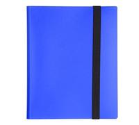 Chenglanhsjg Per legante per carte, 20 pagine, 9 tasca, grande capacità, copertura colorata, per l'archiviazione delle carte di gioco (20 pagine blu)