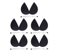 Chenglanhsjg per reggiseno adesivo da donna, spinta senza spalline, dispositivo di fissaggio a scatto in silicone, sollevamento del seno laterale 3D, reggiseno appiccicoso, set 5pc (D)