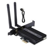 chengong Adattatore Adattatore WiFi 6 Dual Band da 3000 Mbps, Scheda Wireless PCI-E, Bluetooth5.0 per AX200 PRO Uso Quotidiano 802.11ax 2.4G / 5Ghz(Black)