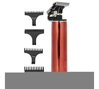chengong Trimmer Elettrico, R-Round Antenna Nitidezza Tagliacapelli ad Alta efficienza a 2 Colori, Barbiere per Parrucchiere(Red)