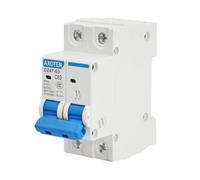 CHENGPI 2 Pole 400V AC Interruttore Automatico Miniatura DZ47-63 Interruttore Automatico 63A,Interruttore Sezionatore - Montaggio Su Guida DIN