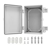 CHENGPI Armadio Elettrico Da Esterno, Scatole Elettriche Da Esterno Stagne, IP65 Scatola Elettrica Da Parete, Alloggiamento in plastica ABS con serratura, 400x300x170MM