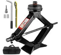 CHENGPI Max 2.5T Cric per Auto con Manovella per Tesla, Cric a Carrello Con Cricchetto, Accessori Multipli, Cric a Forbice per Auto, Suv, Monovolume