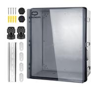 CHENGPI Scatola Elettrica da Esterno,Armadio Elettrico Da Esterno,IP66 Scatola Derivazione Stagna Da Parete, Alloggiamento in Plastica ABS, Quadro Elettrico Esterno 430×530×200MM