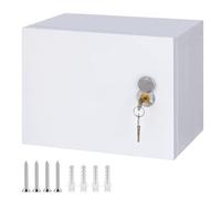 CHENGPI Scatola Elettrica da Parete con Interruttore Differenziale 2P 32A e 2 * Prese 250V/16A, Scatola di Distribuzione con Microcontatore 220V 5(60) A per il Cablaggio - 8 Moduli