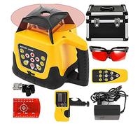 chengxiaorui Lazer Level Profesional Croce Orizzontale Verticale Autolivellante 360° Green Laser Self-Leveling Rotary Level Kit with Automatic Receiver per lavori di Costruzione e allineamento
