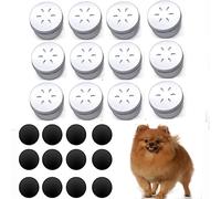 CHENGXINWENHUA Scatole magnetiche per cani da lavoro, confezione da 12, scatola magnetica per addestramento al profumo del cane, contenitori per il lavoro del naso del cane (12 pezzi S)