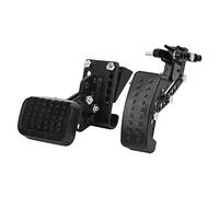 ChengyuWei Gas and Brake Pedal Extenders for Most Sedan Cars, Slip erator and Brake Pedal Extens, 2 6in Exten Length with 3 4in Height, Steel and y truction