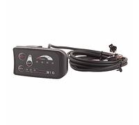 ChengyuWei Pannello Display per Bicicletta elettrica 48V LED810, Schermo LED Impermeabile per e-Bike e e-Scooter, Rapporto di Potenza a 3 Marce Regolabile con Funzione di spegnimento
