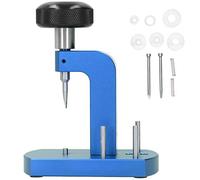 ChengyuWei Professional Watch Back Case Opener Tool Kit with Accessories, Ergonomic Design, Alloy Material, for Watchmakers and Repair Workers (Blue)
