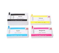 ChengyuWei Quality PP Made Replacement Ink, 4 Colors Large Capacity, Smooth Ink Discharge for Clear Printing, Strong Compatibility with 952 953 954 955 and OfficeJet Pro Printers