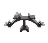 ChengyuWei Rack a Fessure fisse per telescopio astronomico, Supporto a Triplo cercatore, Base di Montaggio a Coda di Rondine Interamente in Metallo con 3 Slot per Accessori per dispositivi