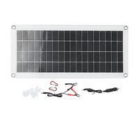 ChengyuWei Scheda a Pannello Solare da 20W 18V, Pannello a Celle solari polisilicon con Uscita USB, Pannello Solare Flessibile per carico di telefoni cellulari per Auto, IP65 per Uso Interno