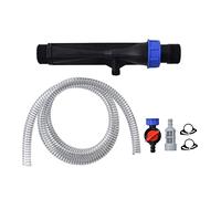 ChengyuWei Venturi Fertilizer Injector External Thread Kit for Irrigation, Includes Injector, Valve, Connector, Clamps, And Tube, Plastic Material, 20m³/h Water Current, 1200L/h Fertilizer