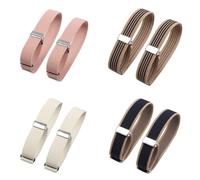 CHENGZI 4 paia di braccialetti regolabili per camicia e maniche