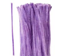 Chenille Craft Stems - Flexible Pipe Cleaner Sticks for Kids Art Activities | Plush Fiber Material with Bendable Metal Core, Creative Craft Supplies for School Decorations Model Making and Hobbies