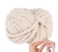 Chenille Yarn Chunky, Chunky Yarn for Hand Knitting, Chunky Blanket Yarn, Velvet Yarn for Knitting and Crocheting, Arm Knitting Yarn, Wool Chunky for Knitted Blanket Pet Bed