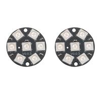 CHENJIN 2 PZ 7 Bit Rotondo LED Costruito In Full Color Driver Luce di Colore RGB LED Anello Singolo Filo di Comunicazione Applicato alla Stampa 3D