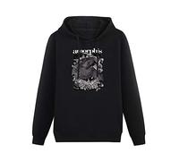 CHENKANG Kangaroo Pocket Mens Hoodie Amorphis Circle Long Sleeve Sweatshirts Size XL