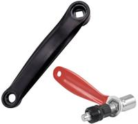 CHENKEE 170 mm pedivella per Bicicletta, Pedivella per Bicicletta Universale Sinistra Pedivella a Pedale Singolo Bike Pedivella di Ricambio con Set di Attrezzi per Pedivella per Road Mountain Bike