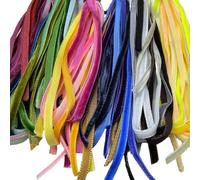 Chenkou Craft Nastro in velluto da 3 mm, 30 colori, multicolore, 3 mm