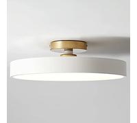 CHENKUI Plafoniera LED A Mezzo Incasso da 40W Oscuramento A Tre Colori Apparecchio per Lampada da Soffitto Illuminazione A Soffitto Semplice E Moderna Luce Piatta Circolare per Uso Domestico