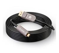 CHENLENIC USB C to Displayport 4K Fiber Optic Cavo, USB C Type C to Displayport Cable, Thunderbolt 3/4 Compatible, for MacBook Pro/Air (A0109-AOC-15M)