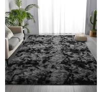 CHENMIAO Tappeto Salotto 250 x 280 cm Shaggy Soffice e Morbido Camera da Letto Tappeti Dimensioni Diverse, con Fondo Antiscivolo per Soggiorno, Camera da Letto, Grigio Scuro