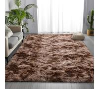 CHENMIAO Tappeto Salotto 250 x 280 cm Shaggy Soffice e Morbido Camera da Letto Tappeti Dimensioni Diverse, con Fondo Antiscivolo per Soggiorno, Camera da Letto, marrone
