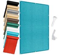 CHENMIAO Telo Balcone Ringhiera 190 x 350 cm Protezione Privacy Protezione UV Schermo Privacy Balcone con Occhielli Corde e Fascetta HDPE 180G M² per Terrazza Recinzione Exterieur, Blu Cielo