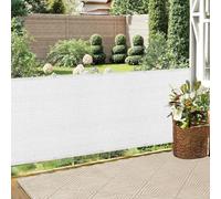 CHENMIAO Telo Balcone Ringhiera 240 x 425 cm Protezione Privacy Protezione UV Telo Copribalcone con Occhielli Corde e Fascetta HDPE 180G M² per Terrazza Recinzione Exterieur, Bianco
