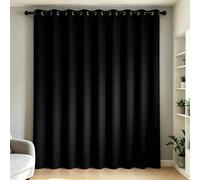 CHENMIAO Tende per Interni Blackout Privacy Anti-Uv Moderne 320x110cm Nero | Tenda Oscurante Da Interno Isolanti Termiche Moderne Ed Eleganti Per Camera Soggiorno Letto Cucina