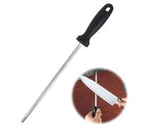 CHENNAN 1 Pezzo Affilacoltelli in Acciaio Al Carbonio, Affilatore per Coltelli con Manico in Plastica Asta, Affilacoltelli Asta di Affilatura Bastone da Cucina Professionale, Facile da Usare (A1)