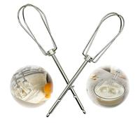 CHENNAN 2 Pezzi Fruste Ricambi Sbattitore, Elettrico per Sbattitore D'uova Accessori, Qualità Sbattitore D'uovo di Ricambio, Fruste per Frullatore Manuale di Ricambio, per Mescolare e Montare