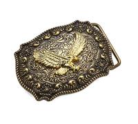 CHENNAN Fibbia per cintura 3D con teschio per uomo e donna, Fibbia per cintura rettangolare a forma di teschio, Stile western cowboy gotico, Adatto per Cinghie di Larghezza Compresa tra 3,8 e 4 cm (D)