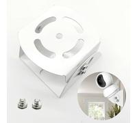 CHENNAN Supporto a Parete Regolabile per Telecamera Staffa a Parete per Telecamera di Sicurezza in Metallo per Telecamere di Sorveglianza,Compatibile con le Telecamere Wyze Ring Ezviz Tapo (Bianco)