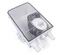 chennnls 600GPH, sistema di pompe per doccia con interruttore a galleggiante, kit di scarico di ingressi, sistema di pompe per doccia, sentina 12 V 750 GPH Multi Port Drain Box