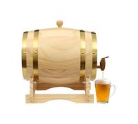 chennnls Botte di vino in legno di quercia, 3 l, 5 l, con rubinetto, per vino, whisky e grappa (5 l)