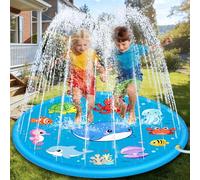 Chennyfun Tappetino Gioco d'Acqua 68", Aumento Antiscivolo Splash Pad