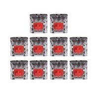 chenpaif 10Pcs 3 Pin Interruttore Meccanico Rosso per Cherry MX Keyboard Tester Kit