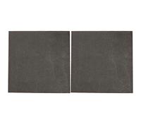 chenpaif Graphite Plate, 2pcs High Pure Carbon Graphite Sheet 100 × 100 × 2mm Elettrodo Piastra Anodo Pannello Stampo Uso Fai da Te