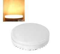 chenpaif Lampadina LED, 11W Lampadina LED GX53 Faretto SMD2835 Luce LED AC85-265V Lampada Bianca Fredda Calda per Illuminazione Interna Bianco Caldo