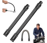 CHENRI Prolunga per albero flessibile da 1/2", estensione a cricchetto per albero in acciaio a molla e estensore per chiave, barra di estensione flessibile, asta di collegamento per chiave elettrica