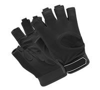 Chenxi Studio 1 paio di guanti a cinque dita per esercizi di fitness, allenamento, antiscivolo, in silicone, unisex, per sollevamento pesi, mezze dita, traspiranti