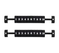 Chenxi Studio 2Pcs Scores Keeper Calcio Balilla Contatore 10 Numeri Punteggio Contatore Indicatori Per Calcio Balilla Standard Calcio Balilla Segnapunti Accessorio