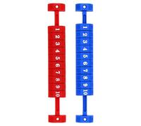 Chenxi Studio 2Pcs Scores Keeper Calcio Balilla Contatore 10 Numeri Punteggio Contatore Indicatori Per Calcio Balilla Standard Calcio Balilla Segnapunti Accessorio