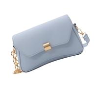 Chenxi Studio Borsa da donna Borsa a tracolla in pelle PU Borsa alla moda Moda Ascella Shopping Incontri Spalla elegante Donna Moda Ascella Pelle PU Crossbody Elegante spalla, Blu, One Size