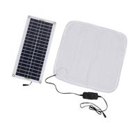 Chenxi Studio Coperta solare riscaldata per cani e gatti, include pannello fotovoltaico e batteria esterna, coperta invernale per tostapane